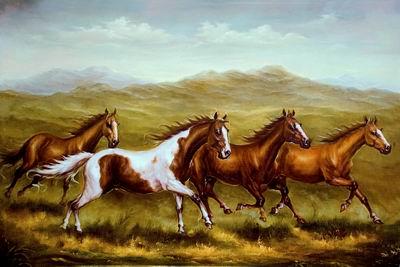 unknow artist Horses 05 Norge oil painting art
